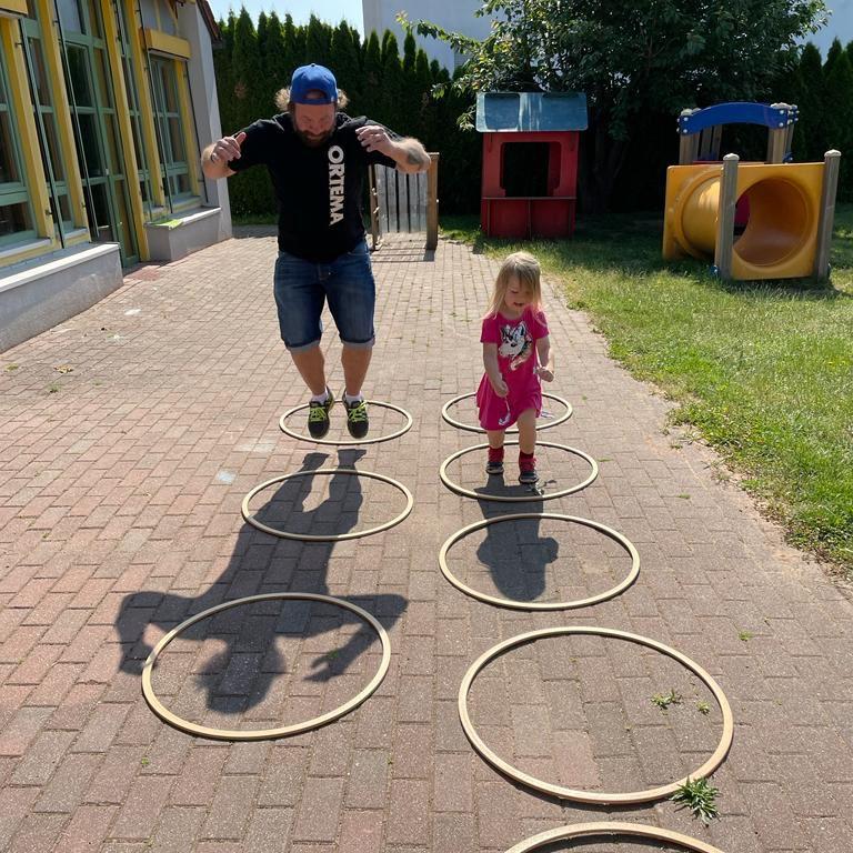 Vater Kind Vormittag